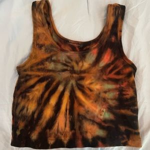 Tye dye crop top